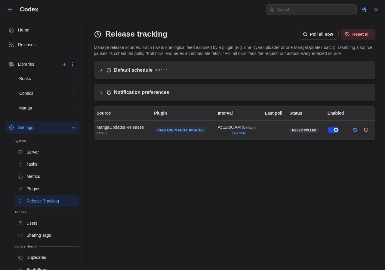 Release Tracking Overview