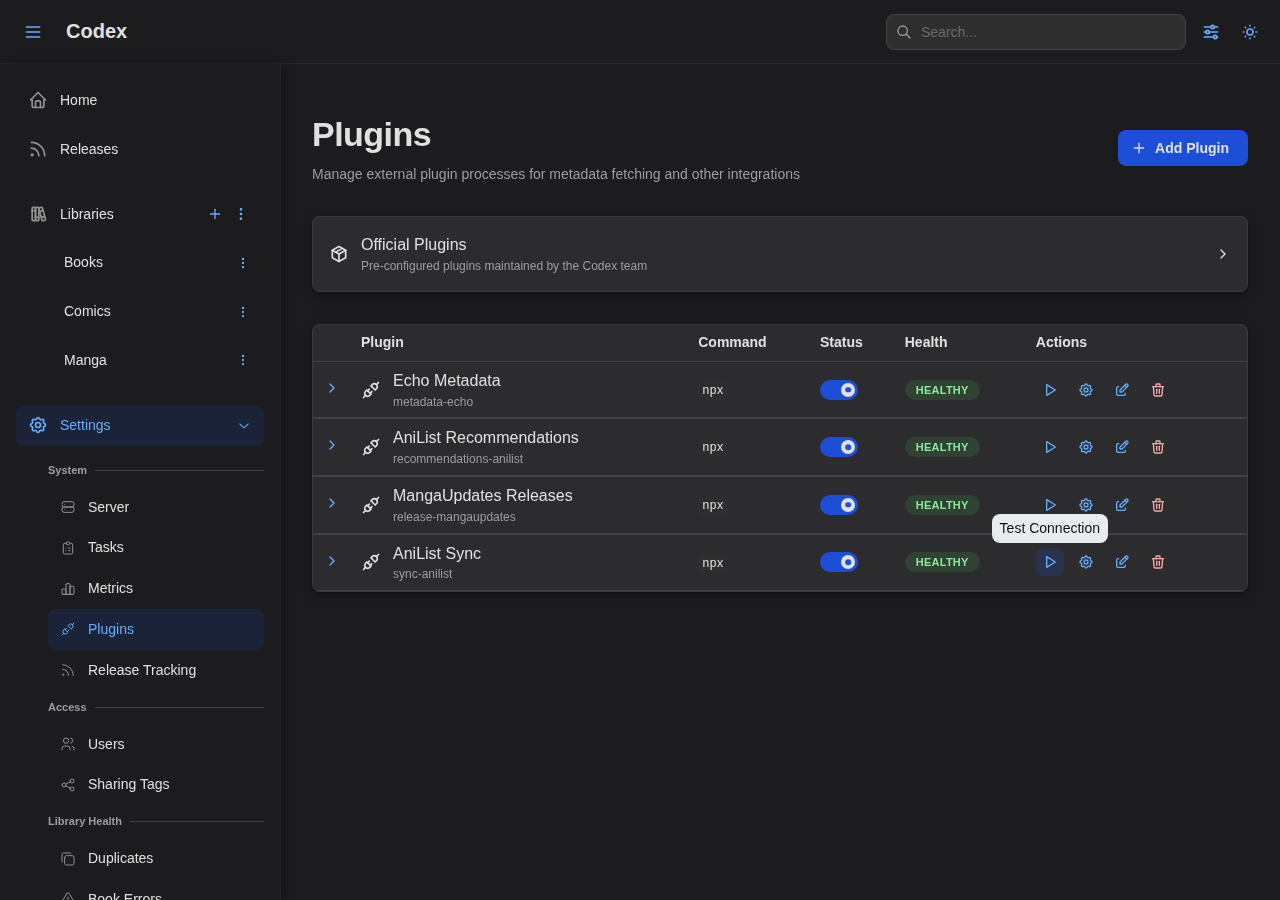 Plugin Settings - After Test