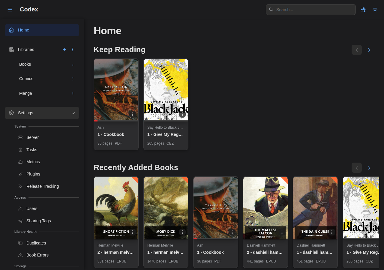 Sidebar - Settings Expanded